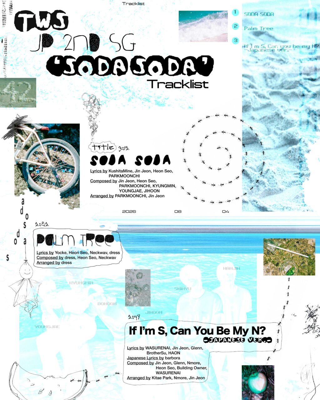 TWS 일본 싱글 2집 'SODA SODA' 트랙리스트