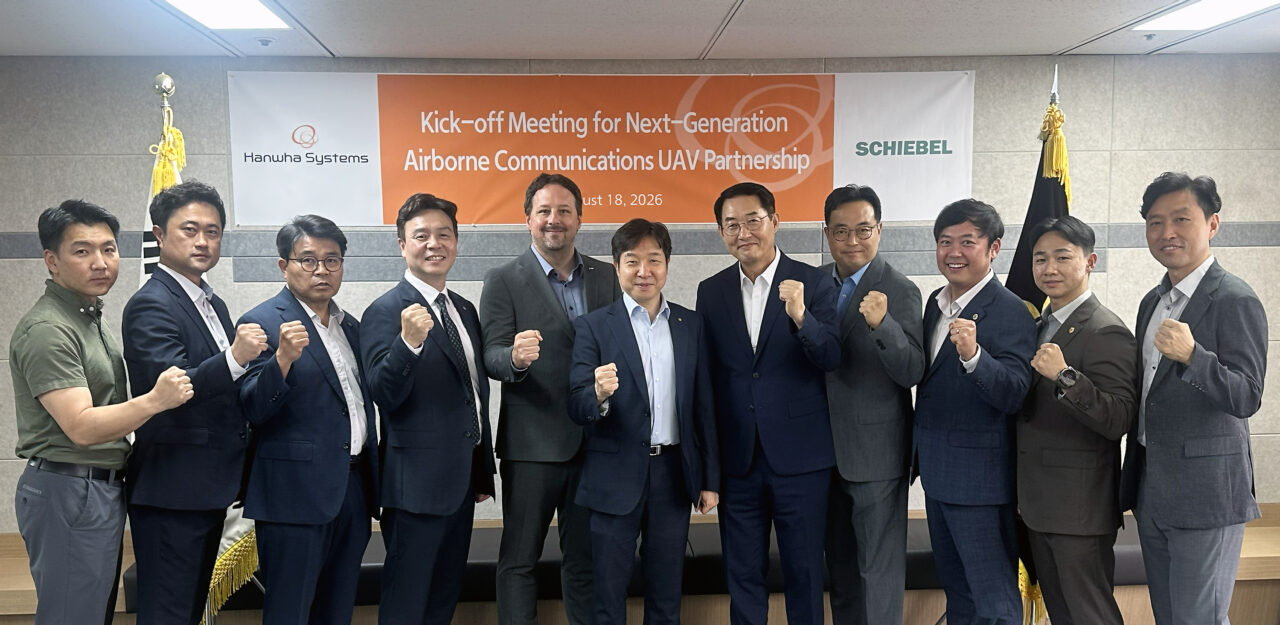 쉬벨과의 차세대 공중 통신용 무인항공기 개발을 위한 킥오프 미팅