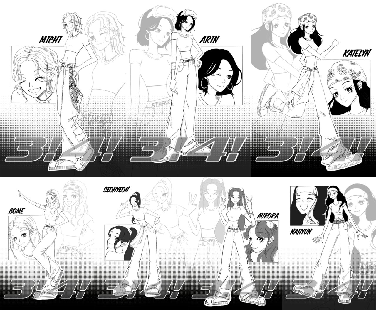 앳하트 리메이크 싱글 2집 '3! 4!' #1 콘셉트 포토